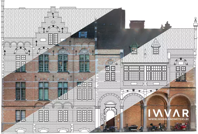 gevelzicht fotogrammetrie scanning landmeter landmeetkunde 3dscanning erfgoed opmeting gevelzicht
